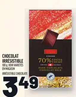 Metro CHOCOLAT IRRÉSISTIBLE | IRRÉSISTIBLE CHOCOLATE offer