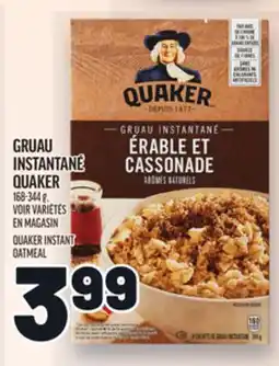 Metro GRUAU INSTANTANÉ QUAKER | QUAKER INSTANT OATMEAL offer
