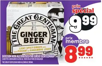 Metro BOISSON NON ALCOOLISÉE THE GREAT GENTLEMAN | THE GREAT GENTLEMAN NON-ALCOHOLIC DRINK offer