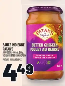 Metro SAUCE INDIENNE PATAK'S | PATAK'S INDIAN SAUCE offer