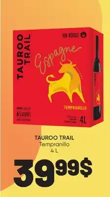 Metro TAUROO TRAIL TEMPRANILLO offer