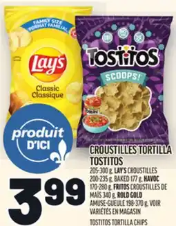 Metro CROUSTILLES TORTILLA TOSTITOS | TOSTITOS TORTILLA CHIPS offer