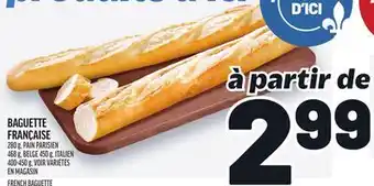 Metro BAGUETTE FRANÇAISE | FRENCH BAGUETTE offer
