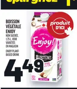 Metro BOISSON VÉGÉTALE ENJOY | ENJOY PLANT-BASED DRINK offer
