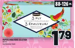 Metro PAPIERS MOUCHOIRS SELECTION | SELECTION FACIAL TISSUES offer