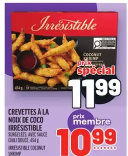 Metro CREVETTES À LA NOIX DE COCO IRRÉSISTIBLE | IRRÉSISTIBLE COCONUT SHRIMP offer