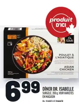 Metro DÎNER DR. ISABELLE | DR. ISABELLE DINNER offer