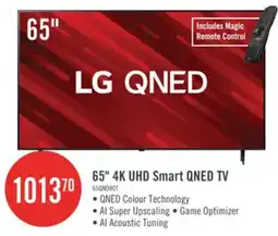 The Brick LG 65 4K Quantum Dot Nanocell HDR10 60Hz Smart TV (65QNED80TUC) offer