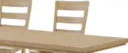 The Brick Aspen 6pc Dining Package with 80-104Extension Table, Bench & 4 Chairs, Fabric - Natural offer