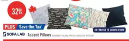 The Brick Sofa Lab Accent Pillow - Cadet offer