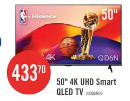The Brick Hisense 50 QLED 4K UHD HDR10+ Dolby Vision 60Hz Google TV (50QD6N) offer