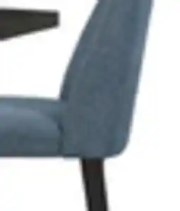 The Brick Emery Dining Chair with Polyester Fabric - Blue offer