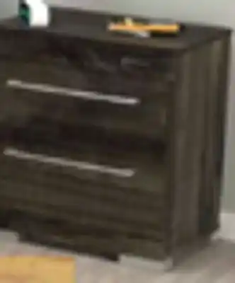 The Brick Riley Bedside 2-Drawer Nightstand, 21W x 24H, Made in Canada - Grey offer