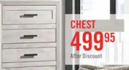 The Brick Lark Bedroom Chest of Drawers, 5-Drawer, 35W x 47H - Rustic White offer