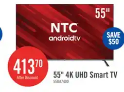 The Brick NTC 55 UHD Smart Android TV offer