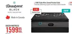 The Brick Beautyrest Black Hotel Presidential Suite Eurotop Luxury Firm Queen Mattress offer