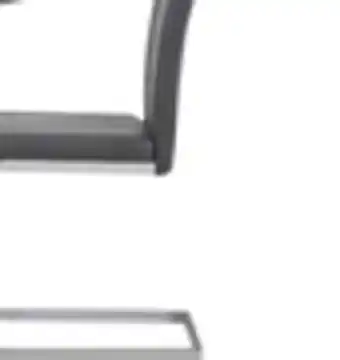 The Brick Jaye Dining Chair with Vegan-Leather Fabric, Metal - Grey offer