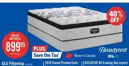 The Brick Beautyrest GL6 Pillowtop Queen Mattress offer
