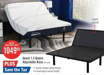 The Brick Quest 1.5 Queen Adjustable Base offer