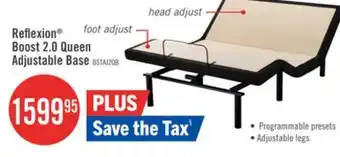 The Brick Reflexion by Sealy Boost 2.0 Queen Adjustable Base offer