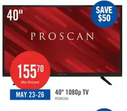 The Brick Proscan 40 LED Full HD TV offer
