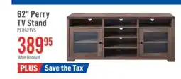 The Brick Perry 62 TV Stand with Storage and Cable Management for TVs up to 70- Hazelnut offer
