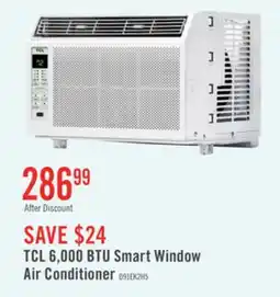 The Brick TCL 6,000 BTU Smart Window Air Conditioner - H6W53W-CA offer