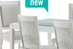 The Brick Vida 7pc Dining Set with Table & 6 Chairs, 78W - White offer