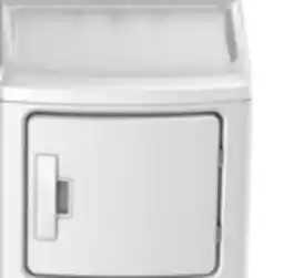 The Brick Midea 6.7 Cu. Ft. Electric Dryer - White - MLE43A3AWW offer