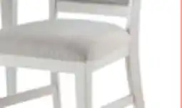 The Brick Vida Dining Chair with Polyester Fabric - White offer