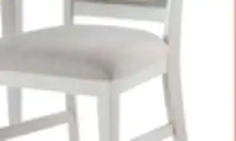 The Brick Vida Dining Chair with Polyester Fabric - White offer