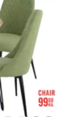 The Brick Miya Dining Chair with Polyester Fabric, Metal - Moss Green offer