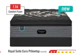 The Brick Beautyrest Black Hotel Royal Suite Euro Pillowtop Luxury Plush Queen Mattress offer