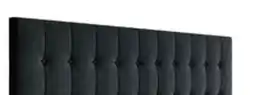 The Brick Ellis Upholstered Headboard in Grey Fabric, Button Tufted - Queen Size offer