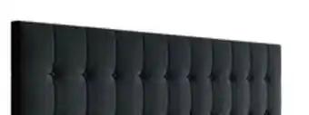 The Brick Ellis Upholstered Headboard in Grey Fabric, Button Tufted - Queen Size offer