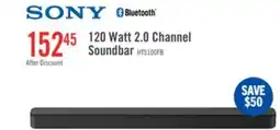 The Brick SONY 2.0 CH Bass Reflex S-Force Front Surround Soundbar offer