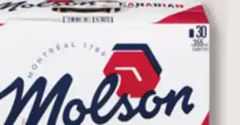IGA MOLSON CANADIAN BEER offer
