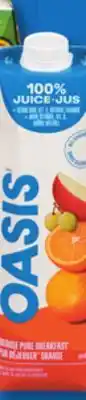 IGA OASIS FRUIT JUICE offer