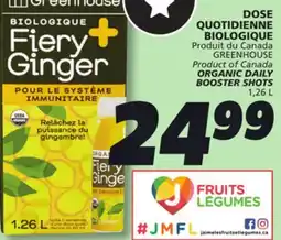 IGA GREENHOUSE ORGANIC DAILY BOOSTER SHOTS offer
