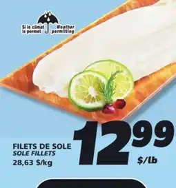 IGA SOLE FILLETS offer