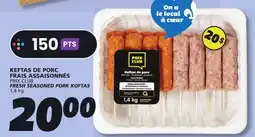 IGA PRIX CLUB FRESH SEASONED PORK KOFTAS offer