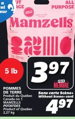 IGA MAMZELLS POTATOES offer