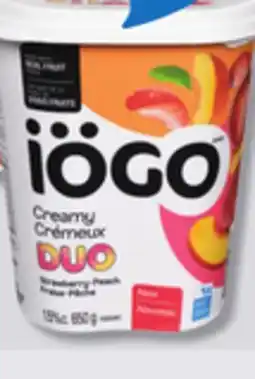 IGA IÖGO CRÉMEUX DUO YOGURT offer