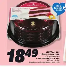 IGA LAURA SECORD CAKE OR MOUSSE CAKE offer