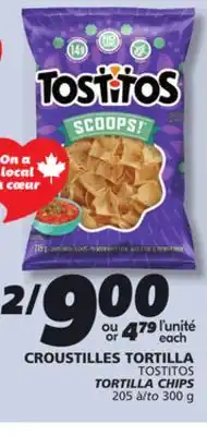 IGA TOSTITOS TORTILLA CHIPS offer