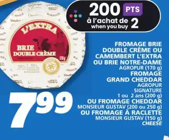 IGA AGROPUR FROMAGE GRAND CHEDDAR CHEESE offer