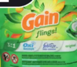 IGA GAIN FLINGS! Capsules LAUNDRY DETERGENT offer