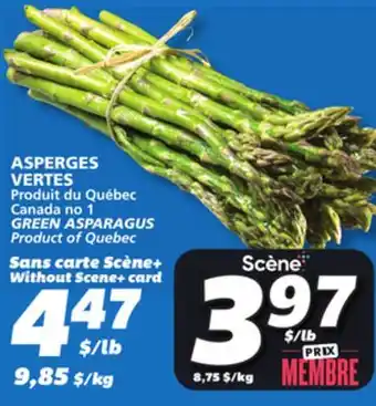 IGA GREEN ASPARAGUS offer