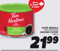 IGA TIM HORTONS GROUND COFFEE offer
