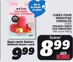 IGA EVIVE FROZEN CUBES FOR SMOOTHIE offer